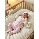 Bambik Gaye Bebe %100 Pamuklu Çiçek Nakışlı 5'li Yenidoğan Kız Bebek Hastane Çıkışı Seti (0-3 Ay) - 0 - 3 Ay - Pembe