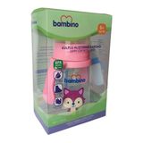 Bambino 250 ml 6+ Ay Pembe Kulplu Alıştırma Bardağı