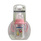 Bambino B818 Pembe 250 ml Pp Geniş Ağızlı Kulplu Biberon