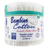 Bambino Cotton 300'lü Pamuklu Kulak Çubuğu