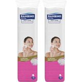Bambino Cotton Makyaj Temizleme Pamuğu Disk 120li x 2