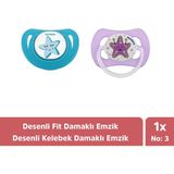 Bambino Desenli Emzik Seti - No:3 - 1 Yaş ve Üzeri - Renkli