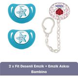 Bambino Fit Emzik Seti - No:1 - 0 - 6 Ay - Beyaz
