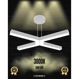 Bambino (Gri Kasa, Sarı Işık) Ledli Modern Sarkıt Linear LED Avize Salon Mutfak Oturma Odası Yatak Odası Antre Hol LED