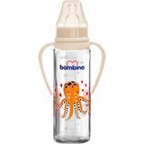 Bambino Kulplu Cam Biberon 225 Ml-Blister