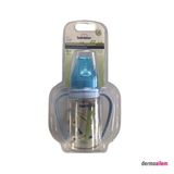 Bambino Kulplu Silikon Kiraz Uçlu 125 ml 0+ Ay Mavi Kuş Cam Biberon