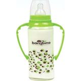 Bambino Kulplu Yeşil 125 ml Cam Biberon