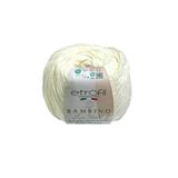 Bambino Lux Beyaz Yumuşak Örgü İpi%60 Merino Yünü%40 Akrilik 50g 160m (70017)