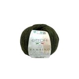 Bambino Lux Koyu Haki Yumuşak Örgü İpi%60 Merino Yünü%40 Akrilik 50g 160m (70409)