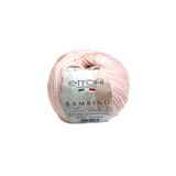 Bambino Lux Pudra Pembe Yumuşak Örgü İpi%60 Merino Yünü%40 Akrilik 50g 160m (70309)