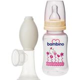 Bambino Manuel Göğüs Pompası Biberonlu Yumuşak Emici Tasarım BPA İçermez