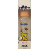 Bambino Natural Desenli Turuncu 250 ml PP Biberon