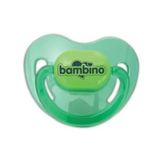 Bambino No:2 Yeşil 6-18 Ay Silikon Damaklı Emzik