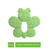 Bambino P0230 Yeşil Kauçuk Yumuşak Diş Kaşıyıcı