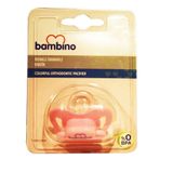 Bambino Renkli 0-6 Ay Koyu Pembe Damaklı Emzik