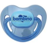 Bambino Renkli Damaklı Emzik 0-6 Ay - Mavi - 0 - 6 Ay - Açık Mavi