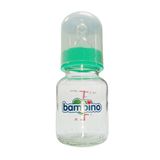 Bambino T-013 100 ml Yeşil Desenli Cam Biberon