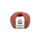 Bambonita Örgü İpi Kiremit%60 Bambu%40 Organik Pamuk 100g 250m (72256)
