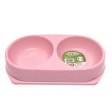 Bamboo Pembe 450 ML İkili Mama ve Su Kabı BO-3037Z x 2