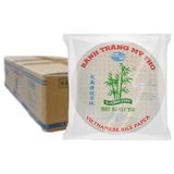 Bamboo Tree Glutensiz Pirinç Yufkası, Vietnam Pirinç Kağıdı, 22 cm, 340 g, 44 Adet Koli