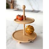Bambu 20-25 cm Iki Katlı Kurabiyelik - 20 x 25 cm