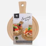 Bambu 2'Li Yuvarlak-Dikdörtgen Kesme Ve Servis Tahtası (4'Li Paket)