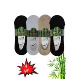 Bambu 4'Lü Kadın Babet (Siyah-Bej-Beyaz)