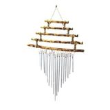 Bambu 5 Katlı Metal Rüzgar Çanı