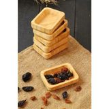 Bambu 6 Lı Mini Kase - Çerezlik - Reçellik - Lokumluk - 0 - Renkli