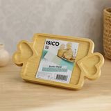 Bambu Ahşap Servis Tepsisi 25X14 Cm - 3 Bölmeli Sunum Tahtası