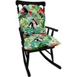 Bambu Bahçe minderi oturma sırt 50*50 oturma kare sırt üst kısmı oval - 50 x 50 cm - 001-Renkli