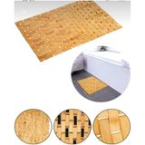 Bambu Banyo Paspası - Kaymaz Taban - Duş Paspası 40 X 60 Cm Kahverengi