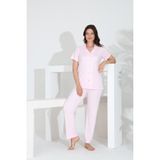 Bambu Boydan Düğmeli Hamile Lohusa Pijama Takım 30201Y-30205Y