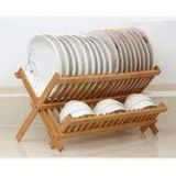 Bambu Bulaşık Sepeti 42 Cm, Sağlam ve Şık Bulaşıklık Organizeri - Seçenek 1