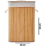 Bambu Çamaşır Sepeti - 60 Litre