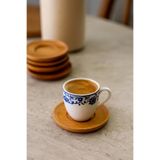 Bambu Çay Tabağı Altlığı, Yuvarlak, Kahverengi, Elde Yıkama, Bulaşık Makinesi Kullanımına Uygun Değil, 10 x 10 cm, 6 Parça