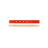 Bambu Chopstick - 24 Cm Kılıflı 25 Adet Tek Kullanımlık Bambu Kırmızı