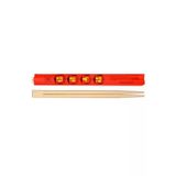 Bambu Chopstick - 24 Cm Kılıflı 5 Adet Tek Kullanımlık Bambu Kırmızı
