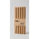 Bambu Chopstick Yemek Çubuğu Seti 5 Çift - Doğal Ahşap Suşi ve Ramen Çubuğu - Sütlü Kahve