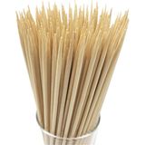 Bambu Çöp Şiş Ahşap Çubuk 100 Adet Bambu Ahşap Şiş Çubukları 25 cm 3 mm Bambu Ahşap 100 Adet Barbekü Şiş Parti Izgarası