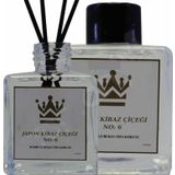 Bambu Çubuklu 2 Adet 100 ML Japon Kiraz Çiceği Oda Kokusu Koku Giderici Ferahlatıcı Hava Temizleyici 2*100 ML