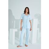 Bambu Dantel Detaylı Hamile Lohusa Pijama Takım 30256-30260