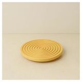 Bambu Dekoratif Yuvarlak Sunum Tabağı, 360 Derece Dönebilen Servis Tabağı, (28 x 28 Cm)