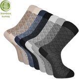 Bambu Erkek Çorabı - G.poti - 7'li Set (17005) - 1 Beden - Çok Renkli