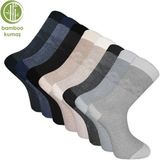 Bambu Erkek Çorabı - Tumaniş - 8'li Set (17104) - 1 Beden - Çok Renkli