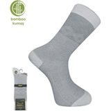 Bambu Erkek Çorabı - Tumaniş - Gri (17104-R6) - 1 Beden - Çok Renkli