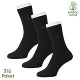 Bambu Erkek Soket Çorabı - 3 Çift - Dikişsiz - Gori -17135 - Set 5