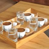 Bambu Favoritte Ahşap Servis Tepsisi, 43x27x5,3 cm, Büyük Boy