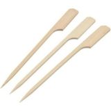Bambu Golf Kürdan, 9 cm, 100'lü Paket