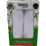 Bambu Ihram Takımı 110 x 220, %100 Bambu, 1250GR. Yumuşak, Beyaz Renkli, Hac ve Umre Ibadeti Için. - Standart - Beyaz - Antrasit
